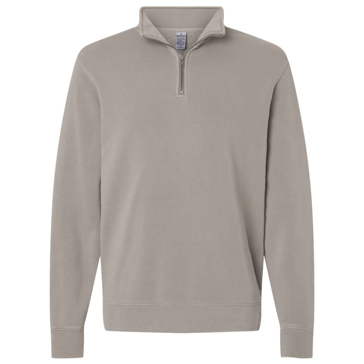 Independent Trading Co. Unisex Pigment Cement Pigment-Dyed Quarter-Zip Pullover