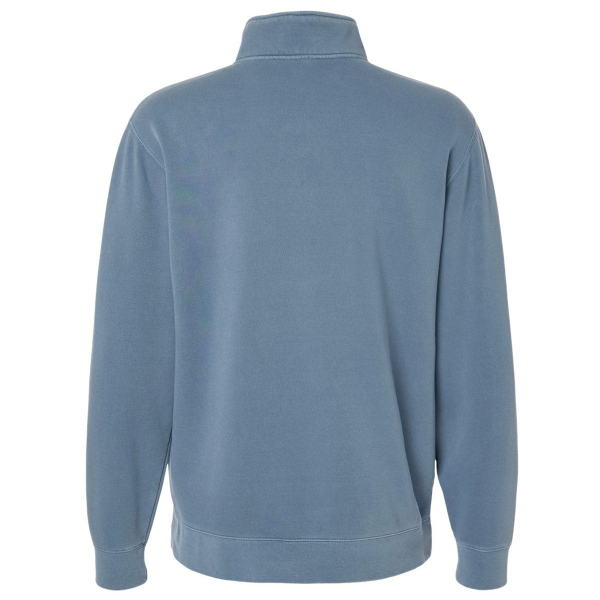 Independent Trading Co. Unisex Pigment Slate Blue Pigment-Dyed Quarter-Zip Pullover
