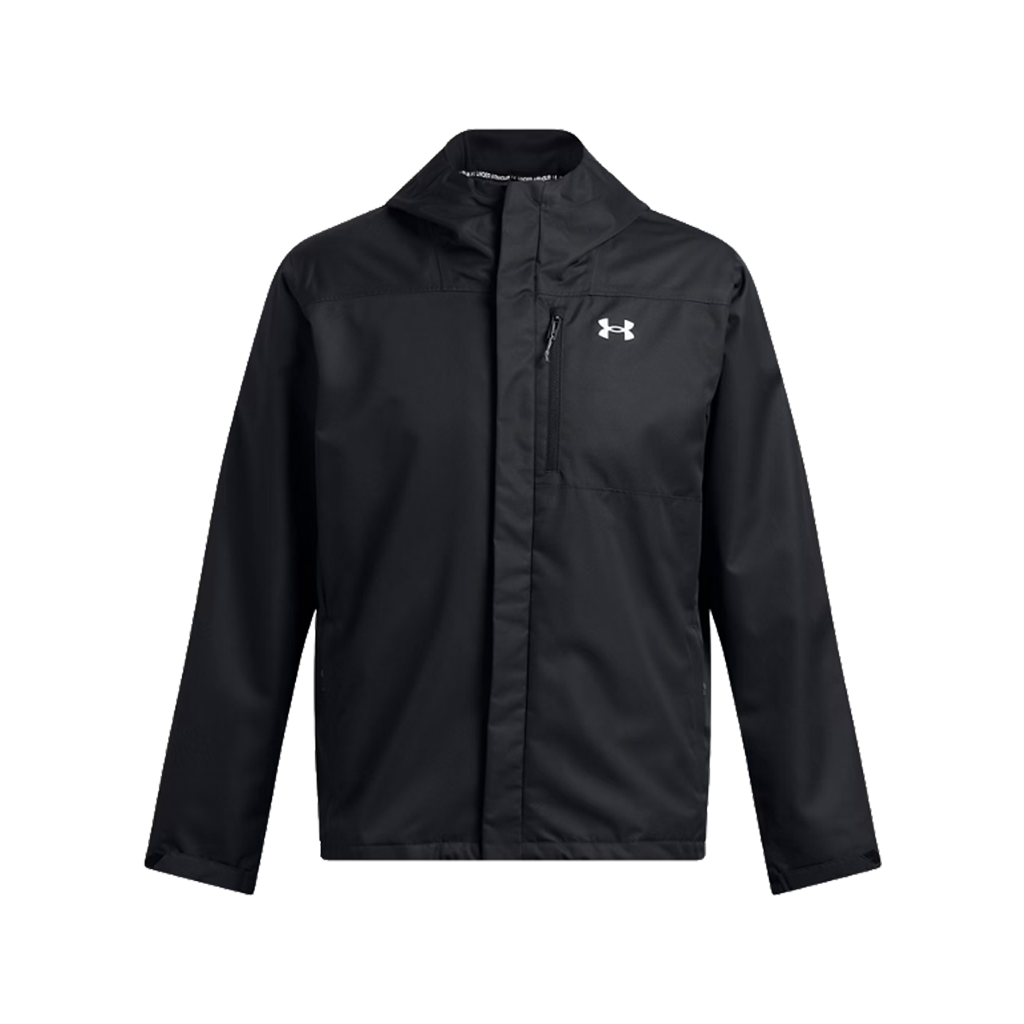 Under Armour Men's Black/Black/White 3-in-1 Porter Jacket