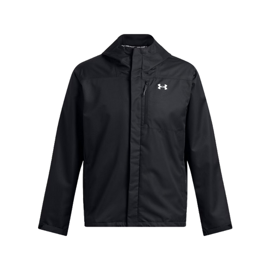 Under Armour Men's Black/Black/White 3-in-1 Porter Jacket