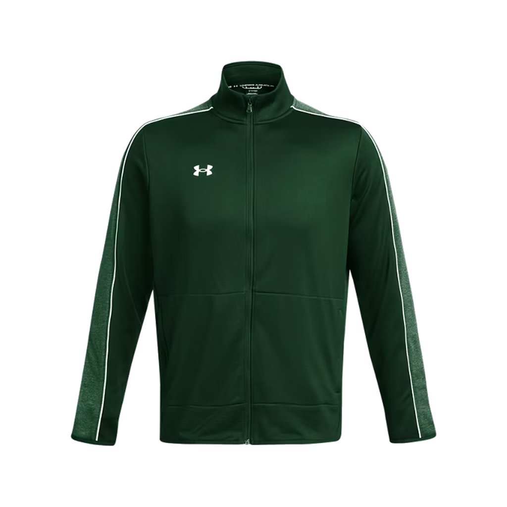 Under Armour Men's Forest Green/White UA Command Full Zip Warm Up