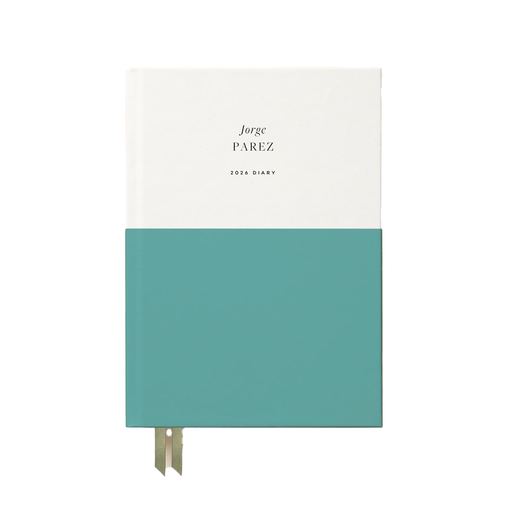 Papier Teal Demi Calendar Year Planner