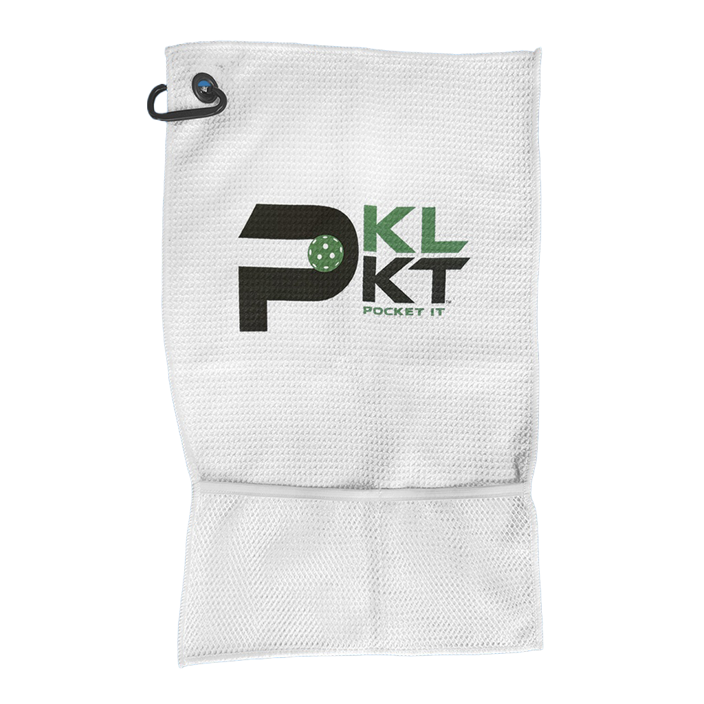 The Magnet Group White Pickle Pocket Waffle Towel