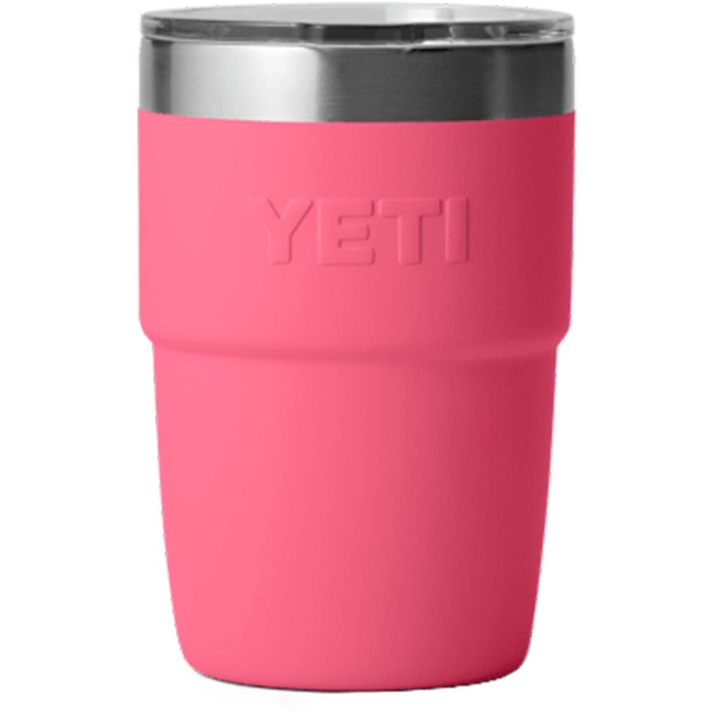 YETI Tropical Pink Rambler 8 oz Stackable Cup with Durasip Ceramic Lining