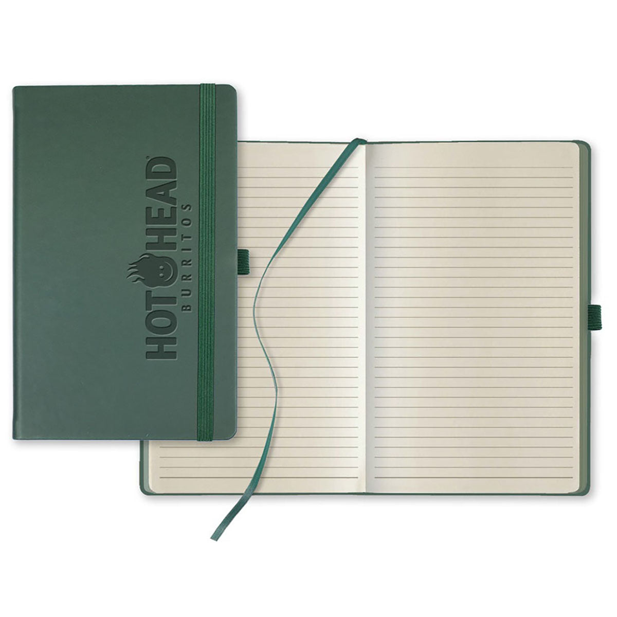 Castelli Green All Color Medio Lined Ivory Page Journal
