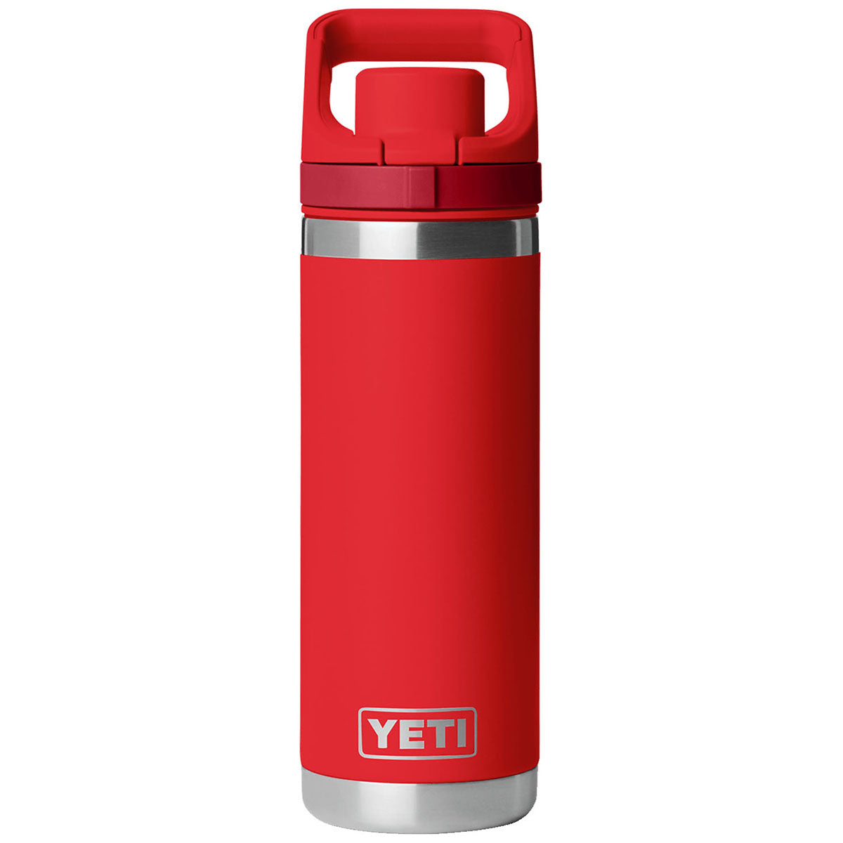YETI Rescue Red Rambler 18 oz Water Bottle with Color-Matched Flip Chug Cap