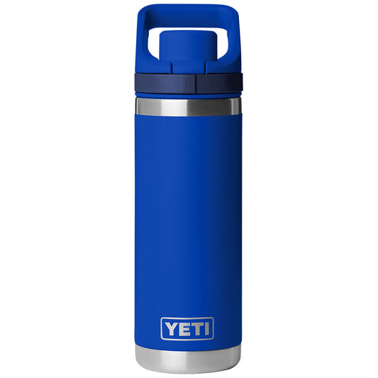 YETI Royal Blue Rambler 18 oz Water Bottle with Color-Matched Flip Chug Cap