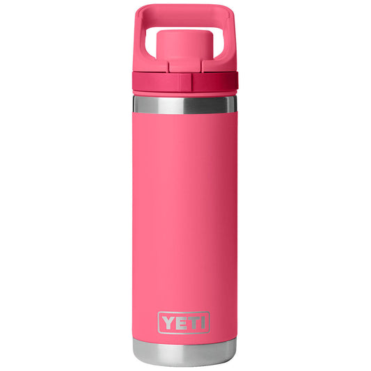 YETI Tropical Pink Rambler 18 oz Water Bottle with Color-Matched Flip Chug Cap