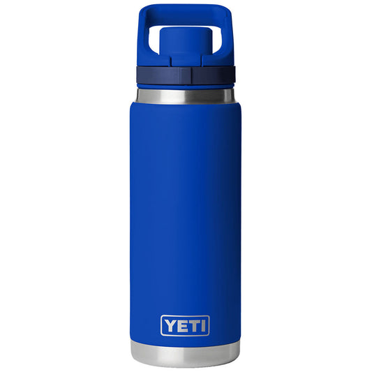 YETI Royal Blue Rambler 26 oz Water Bottle with Color-Matched Flip Chug Cap