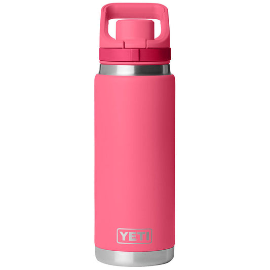 YETI Tropical Pink Rambler 26 oz Water Bottle with Color-Matched Flip Chug Cap