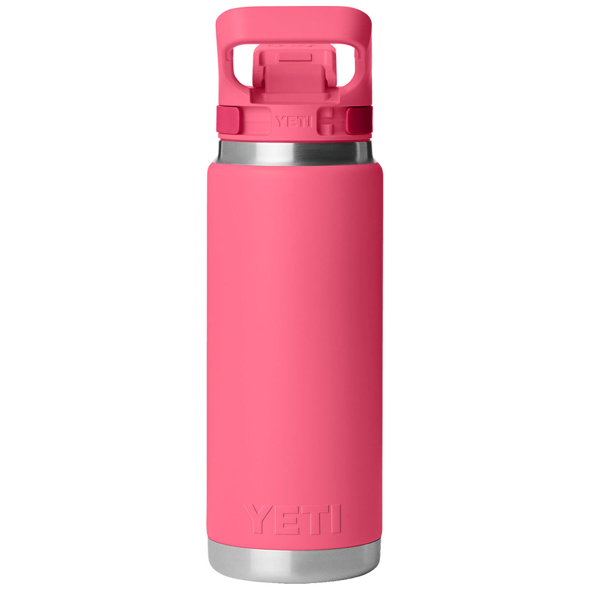 YETI Tropical Pink Rambler 26 oz Water Bottle with Color-Matched Flip Chug Cap