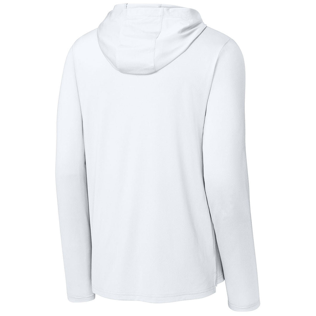 Richardson Men's White Clutch Long Sleeve Hoodie