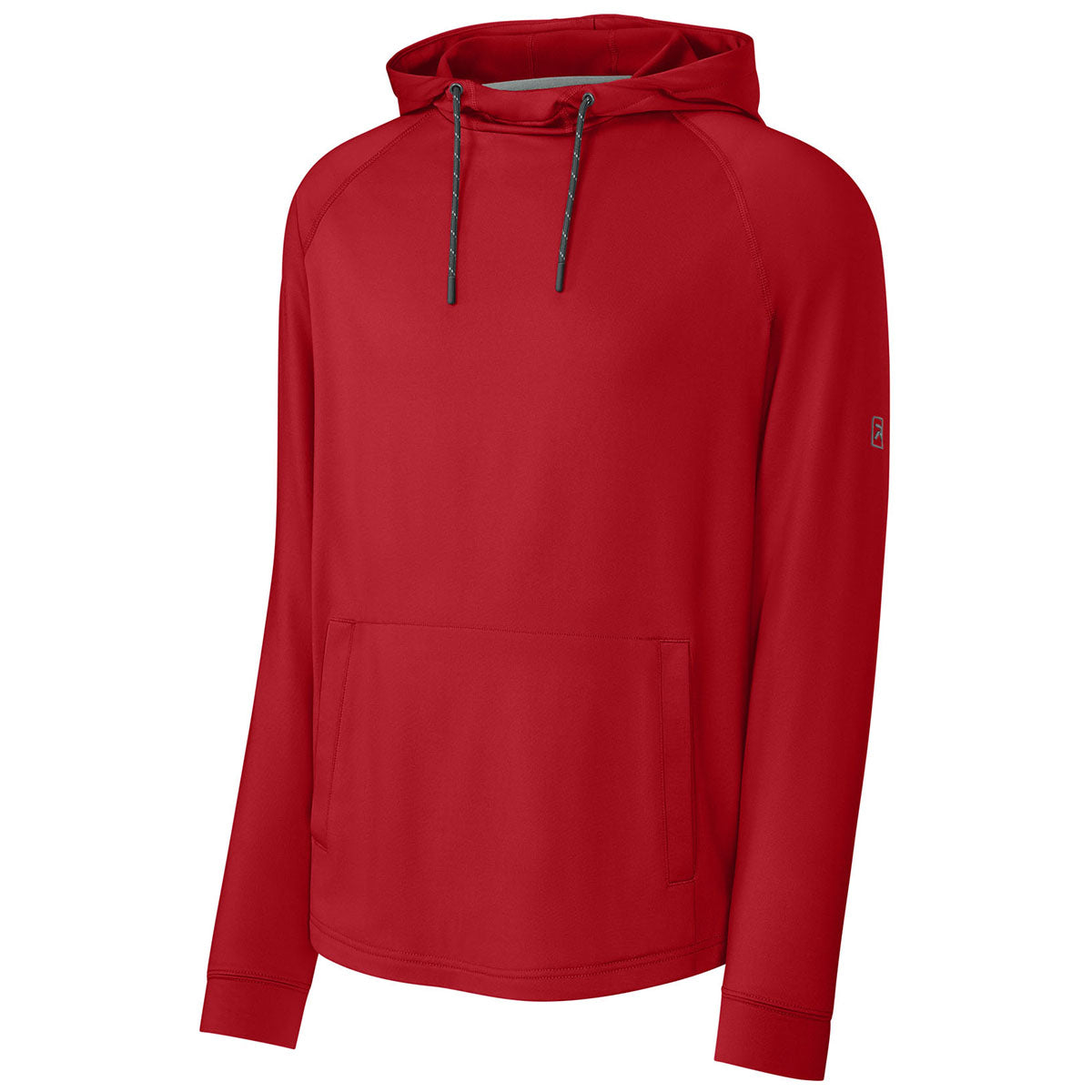 Richardson Men's Red Charge Performance Fleece Long Sleeve Hoodie
