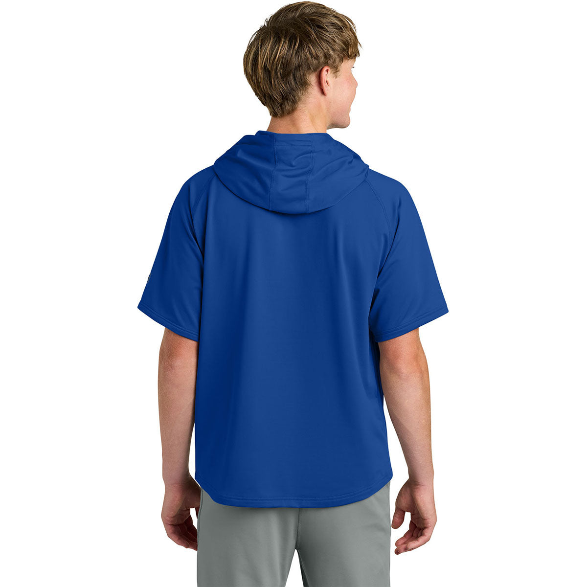 Richardson Men's Royal Charge Performance Fleece Short Sleeve Hoodie