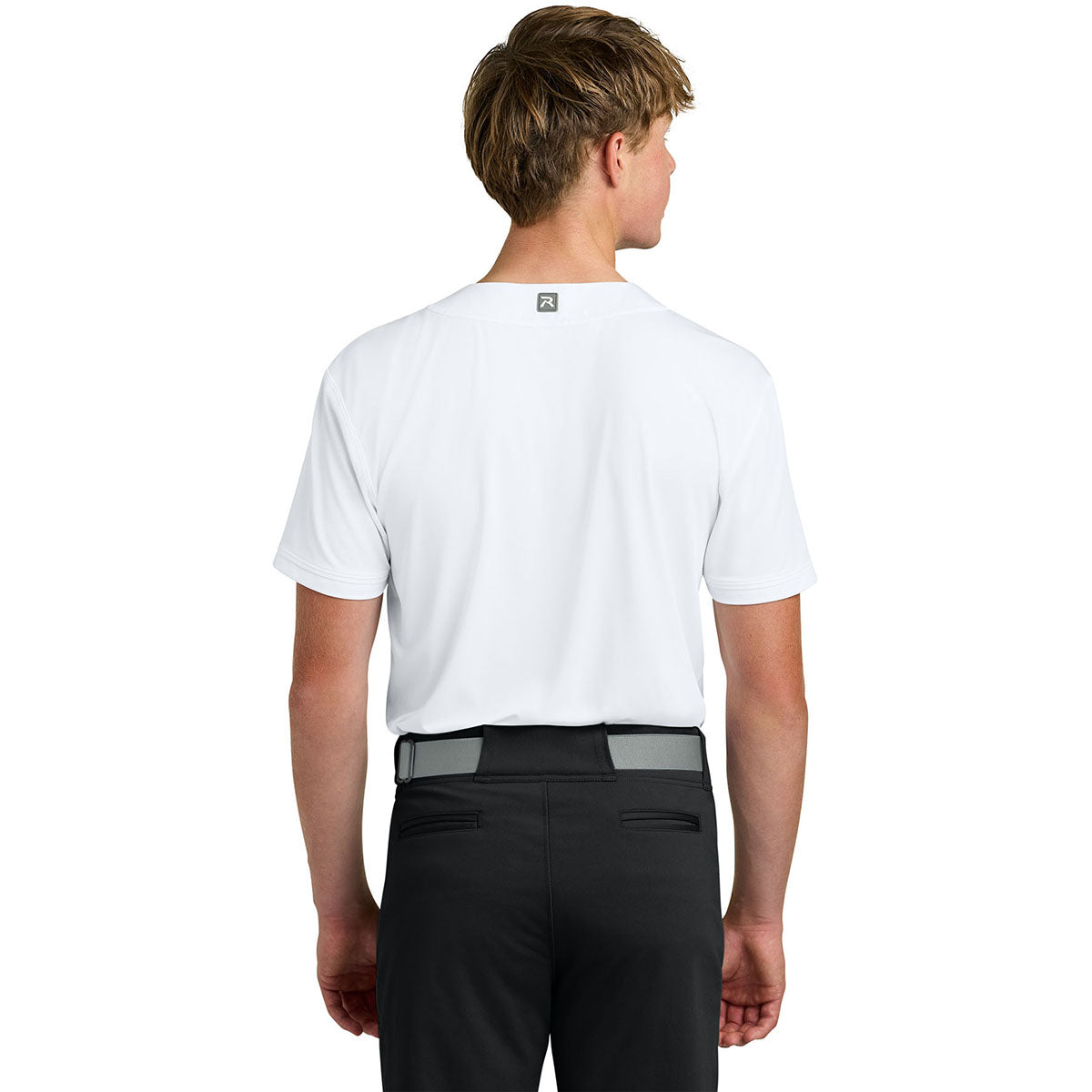 Richardson Men's White Select 2-Button Baseball Jersey