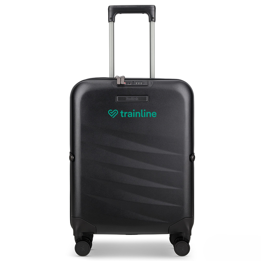 Rollink Black Mono 21" Carry On Luggage