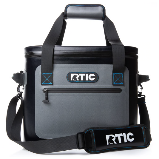 RTIC Blue/Grey 30 Can Ultra-Tough Soft Cooler