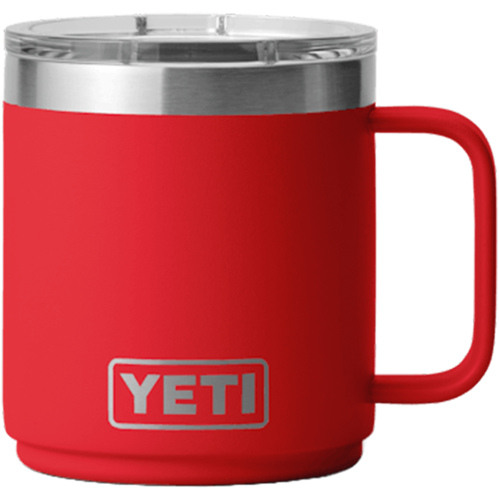 YETI Rescue Red Rambler 10 oz Stackable Mug with Durasip Ceramic Lining