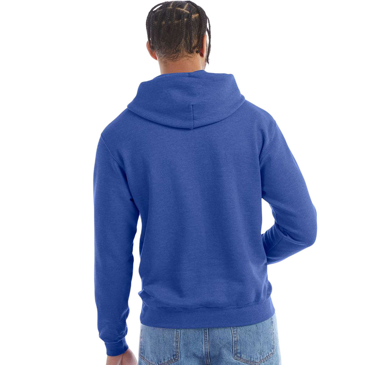 Champion Men's Royal Blue Heather Hoodie