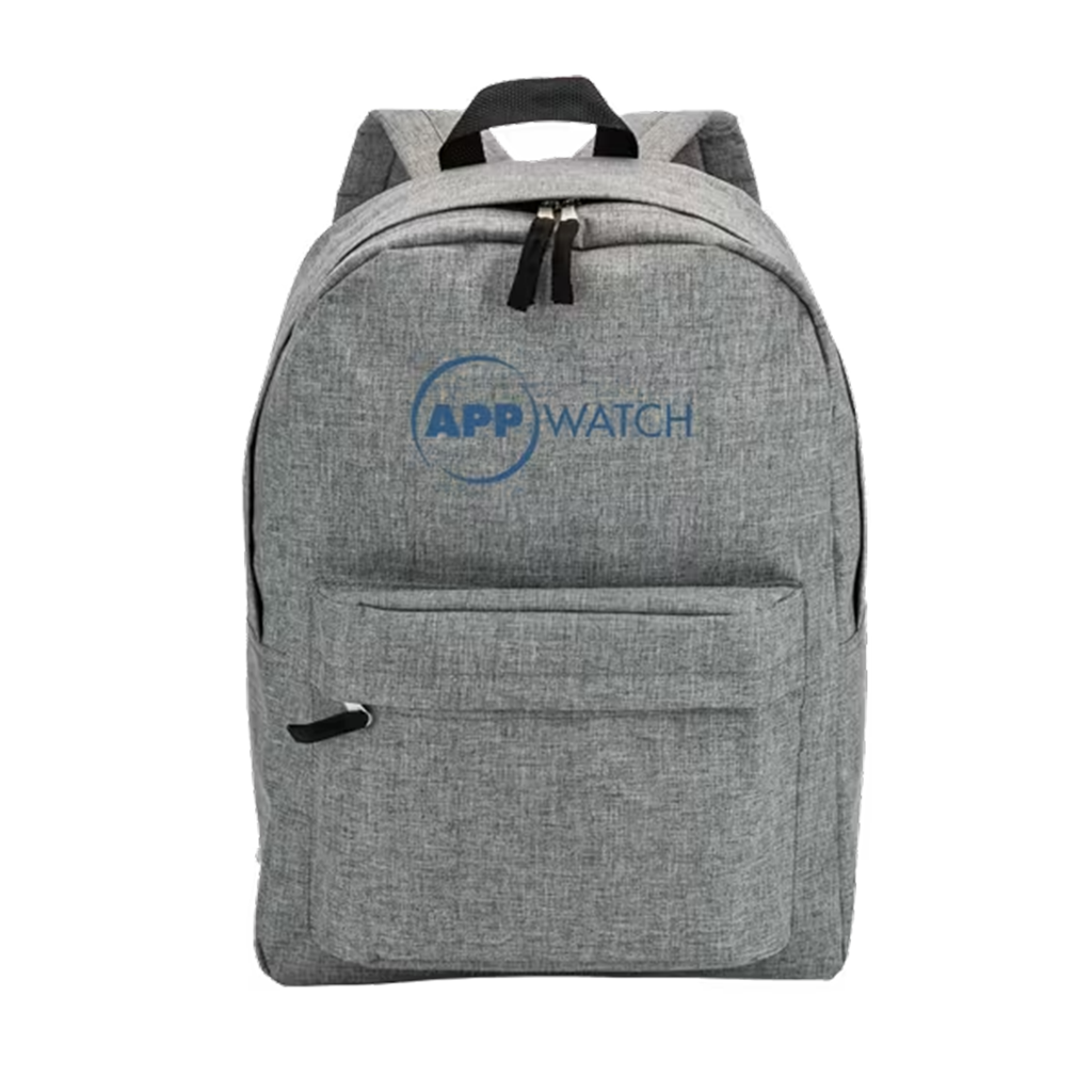 Snugz Heather Gray Northridge Pocket Backpack