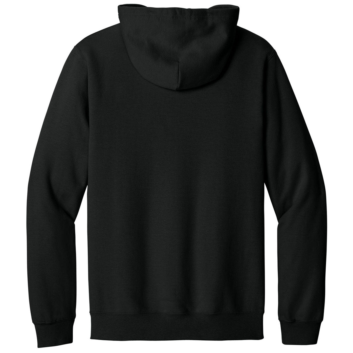 Gildan Men's Black Softstyle Midweight Fleece Full-Zip Hooded Sweatshirt