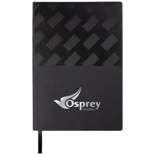 Swiss Force Black Lundendorff Softcover Patterned Journal