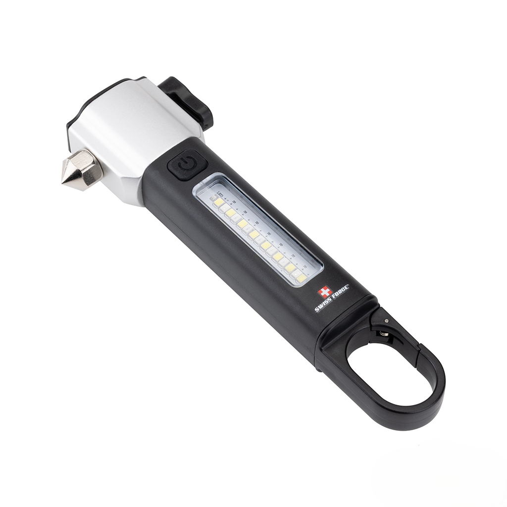 Swiss Force Black Shulman Emergency Rechargeable Multi-Tool w/Flashlight