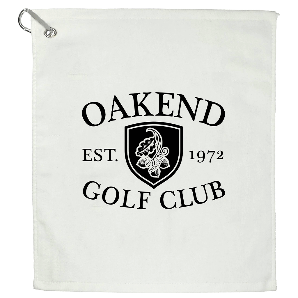 Bullet White 15" x 18" Terry Golf Towel