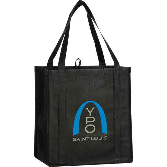 Bullet Black Little Juno Non-Woven Grocery Tote