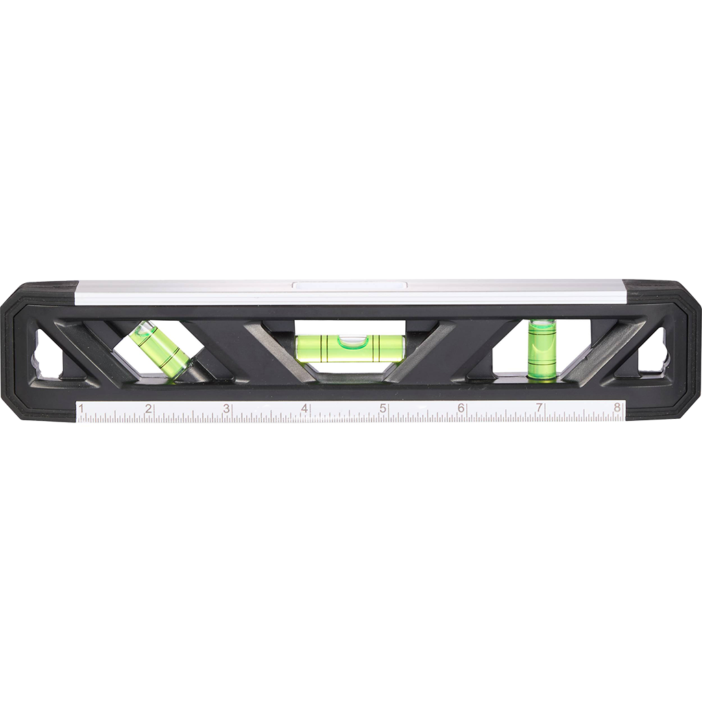 Leed's Black 9" Recycled Magnetic Level