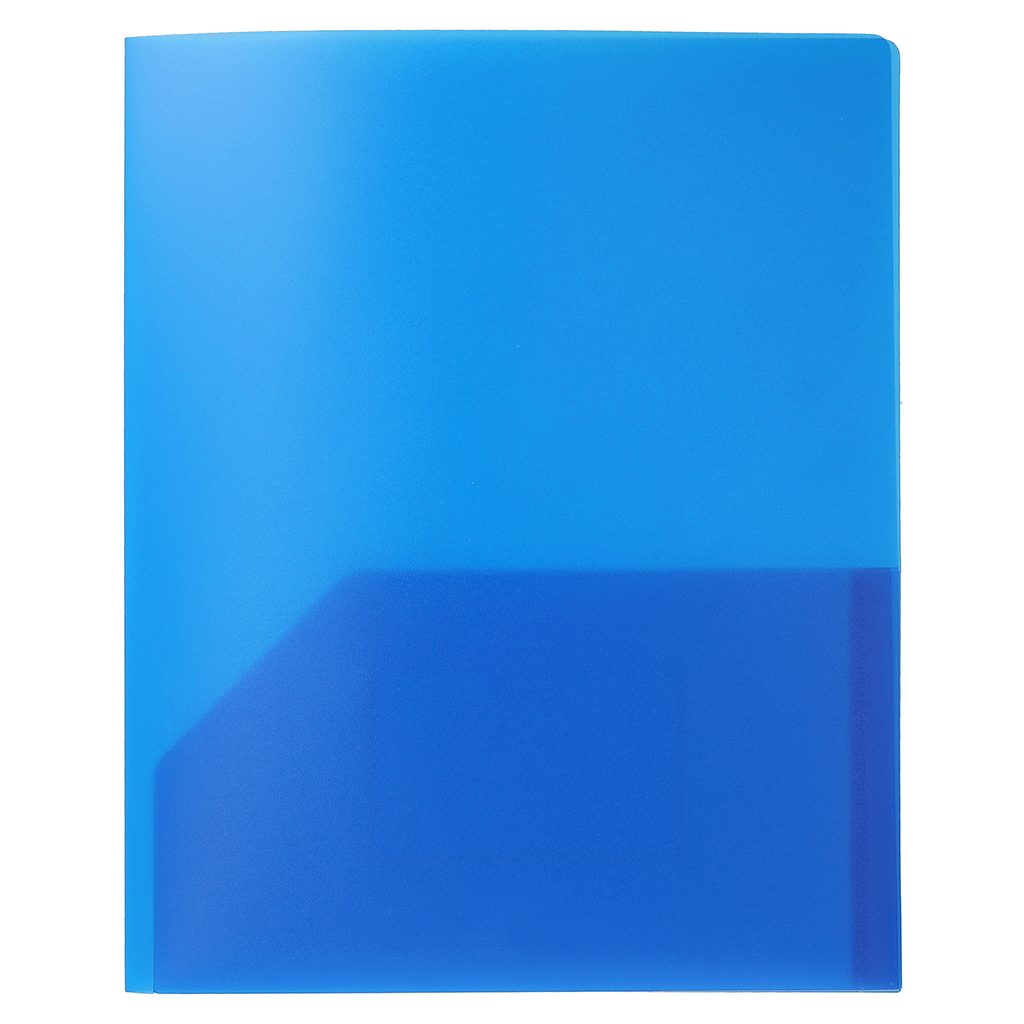 Bullet Transparent Blue Old School Folder