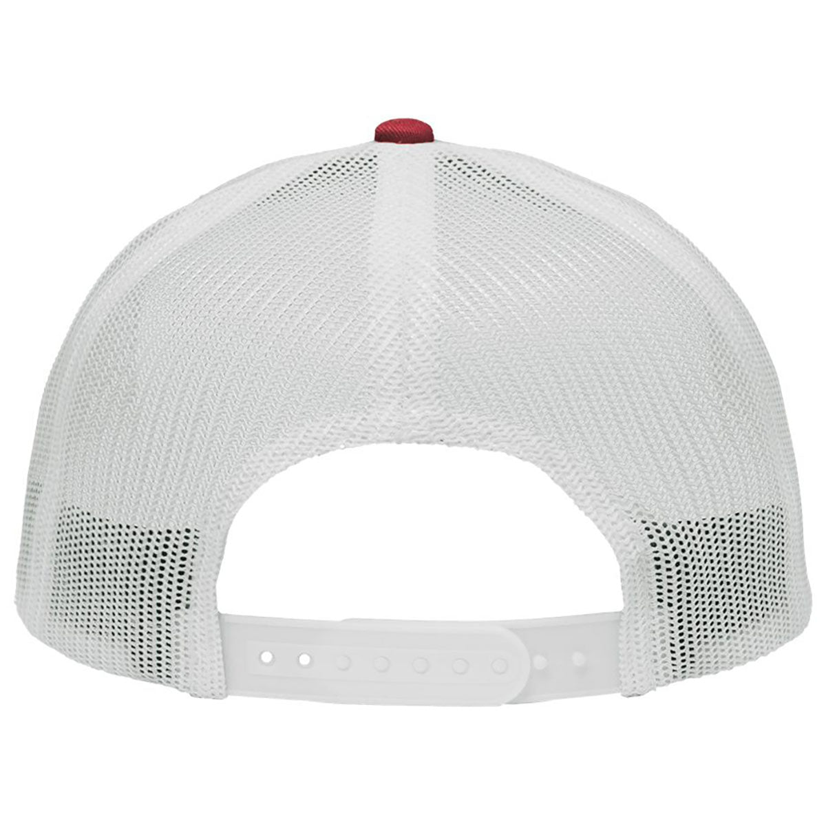 Sportsman Chino Cardinal/White Lo-Pro Mesh Back Trucker Fit Cap