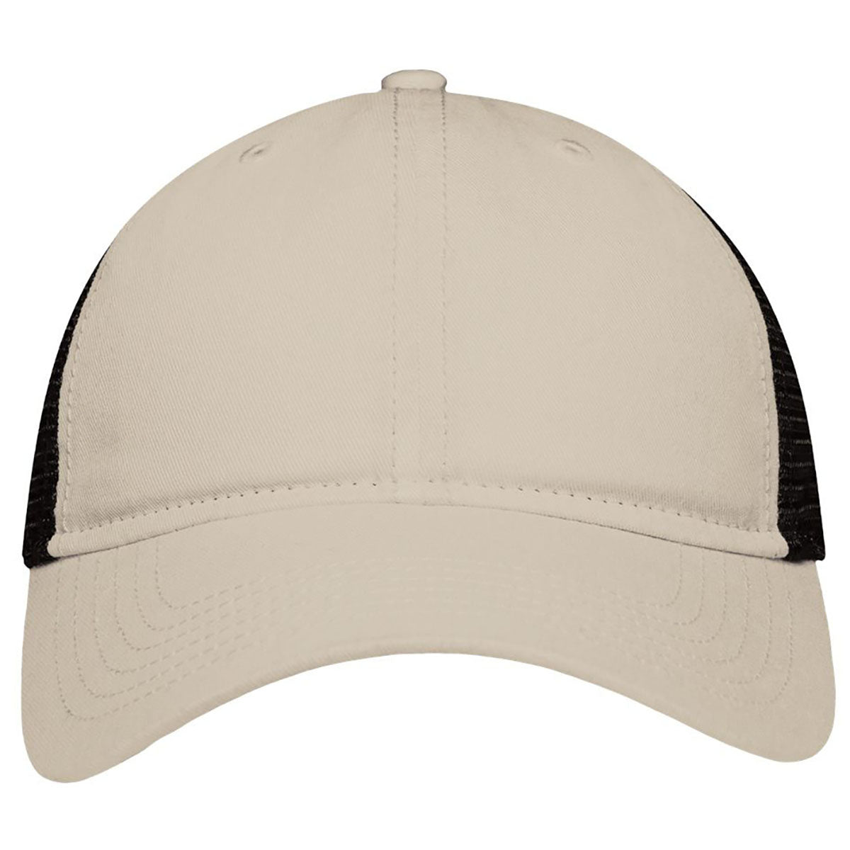 Sportsman Khaki/Black Mesh Dad Hat Fit