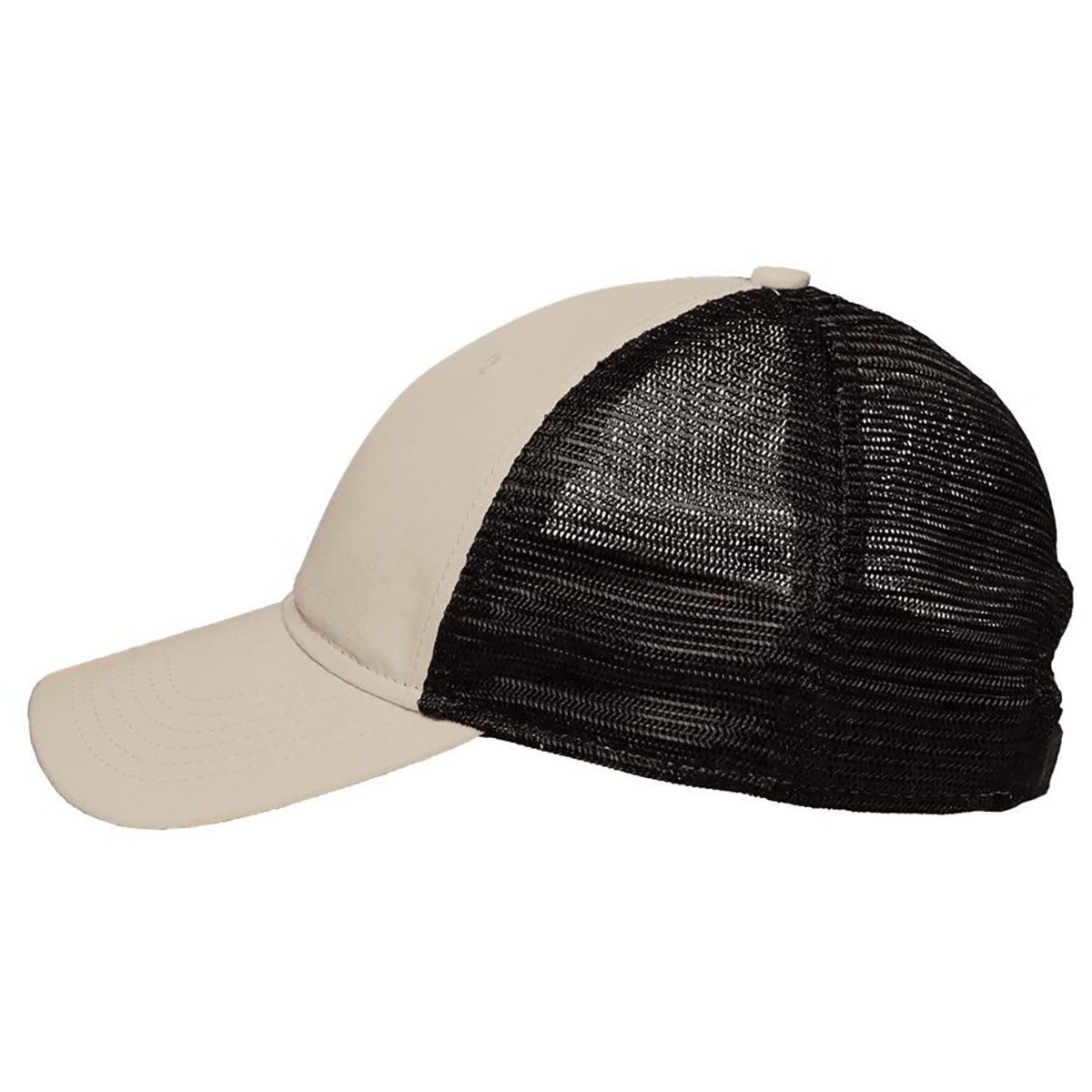 Sportsman Khaki/Black Mesh Dad Hat Fit