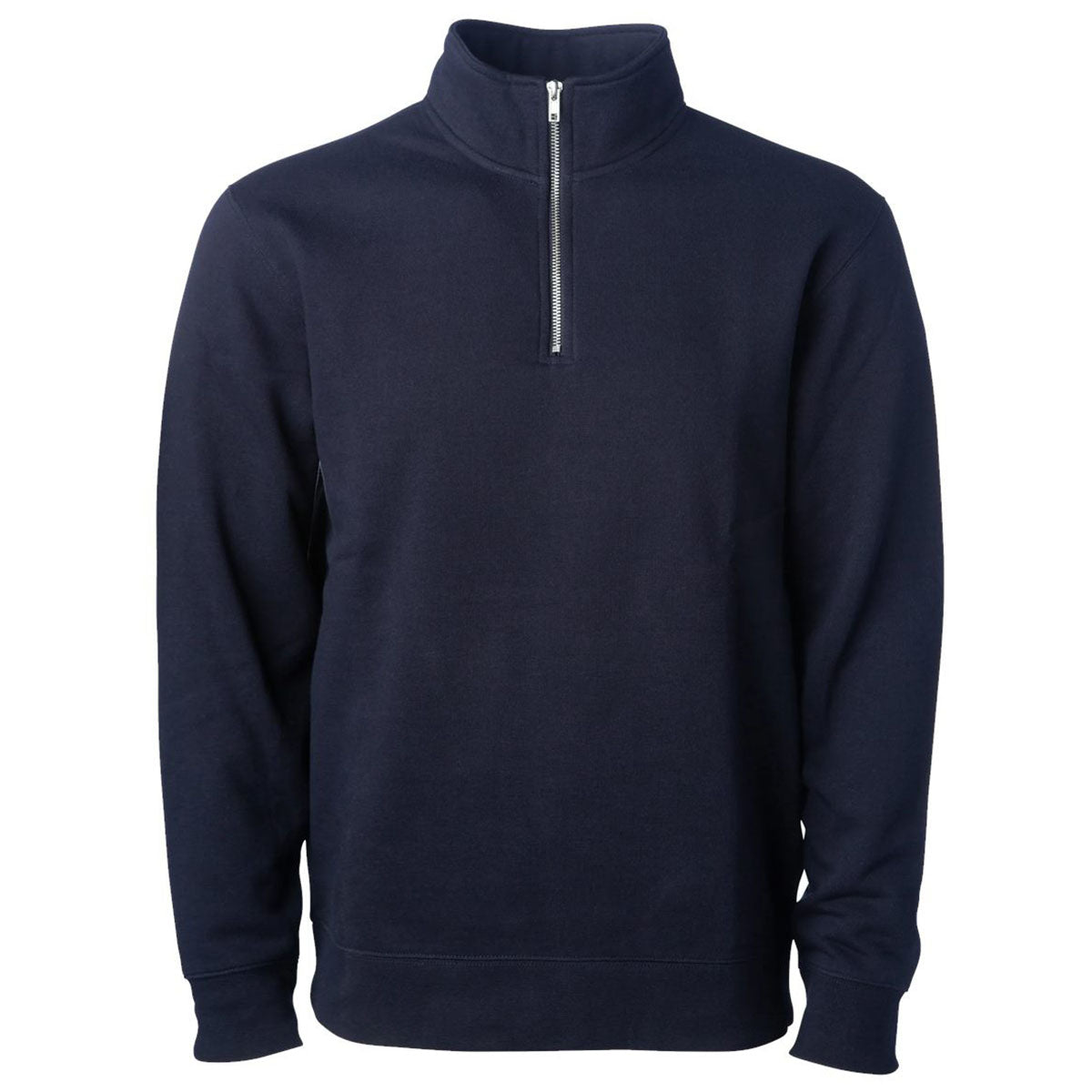 Independent Trading Co. Men's Classic Navy Midweight Quarter-Zip Pullover