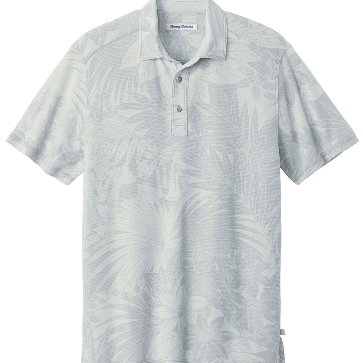 Tommy Bahama Men's Zinc Grey Santiago Paradise Polo