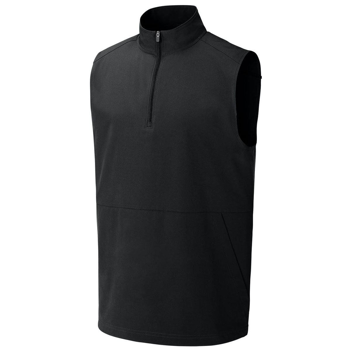 Sport-Tek Men's Black Repeat 1/4-Zip Vest