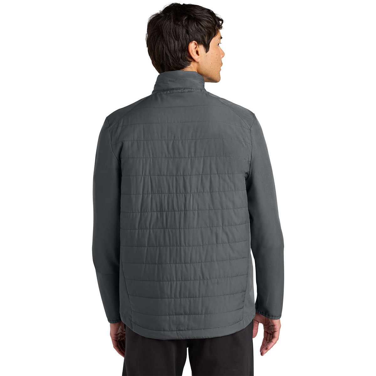 Sport-Tek Men's Iron Grey Teknical Hybrid Jacket