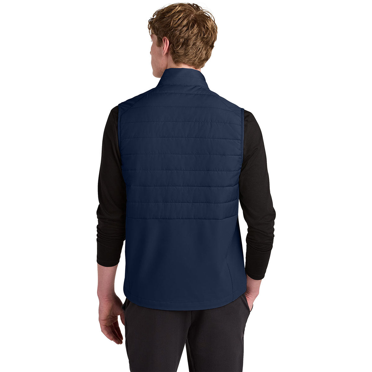 Sport-Tek Men's True Navy Teknical Hybrid Vest