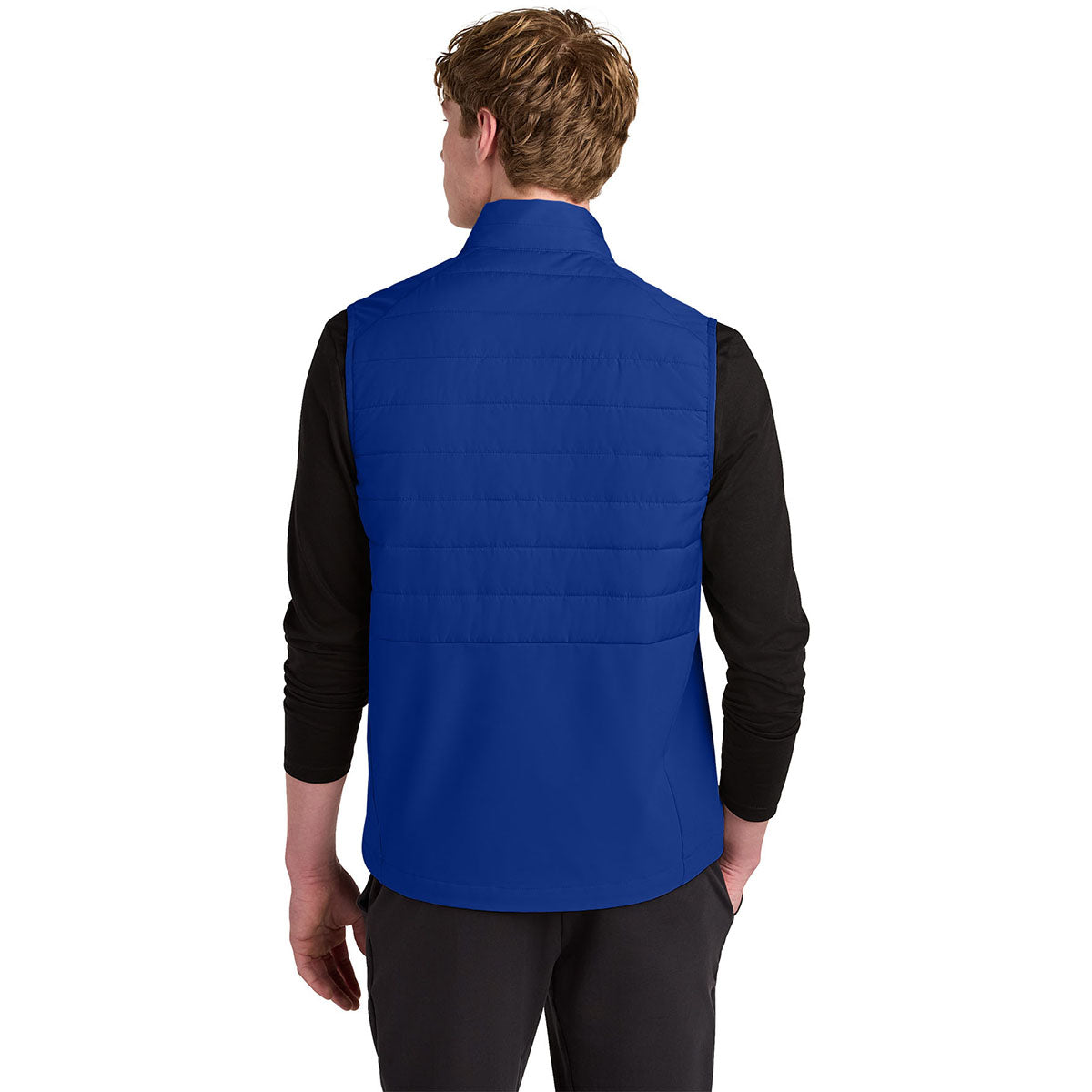 Sport-Tek Men's True Royal Teknical Hybrid Vest