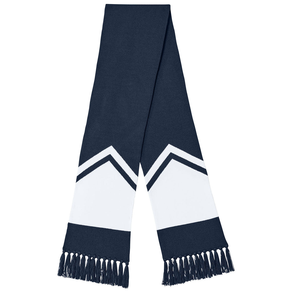 Sport-Tek True Navy/White Gameday Scarf