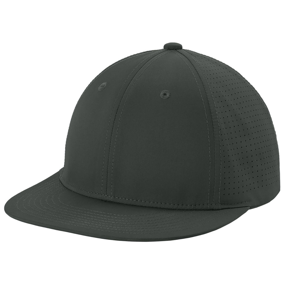 Sport-Tek Iron Grey Pro-Cut Stretch-Tek Cap