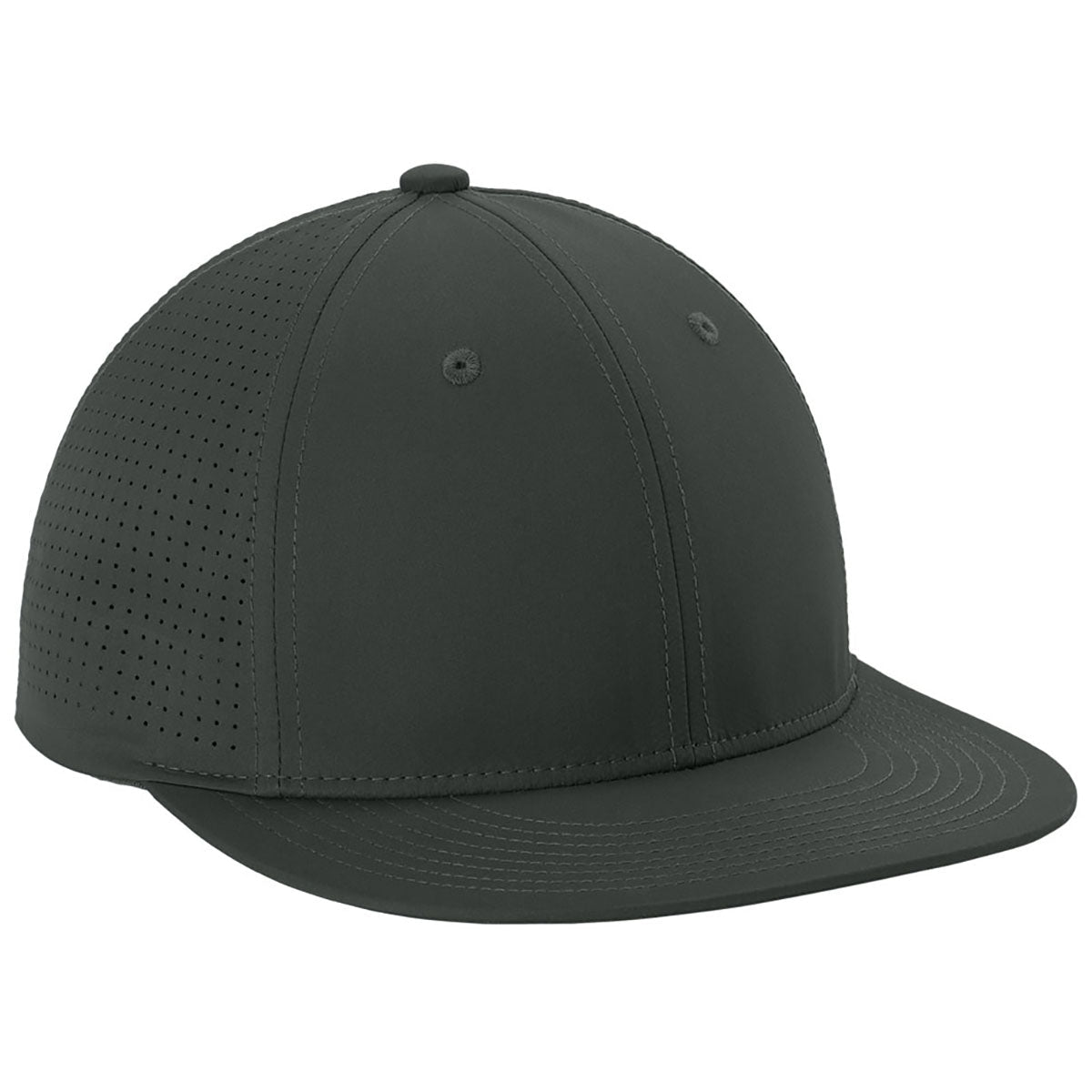 Sport-Tek Iron Grey Pro-Cut Stretch-Tek Cap