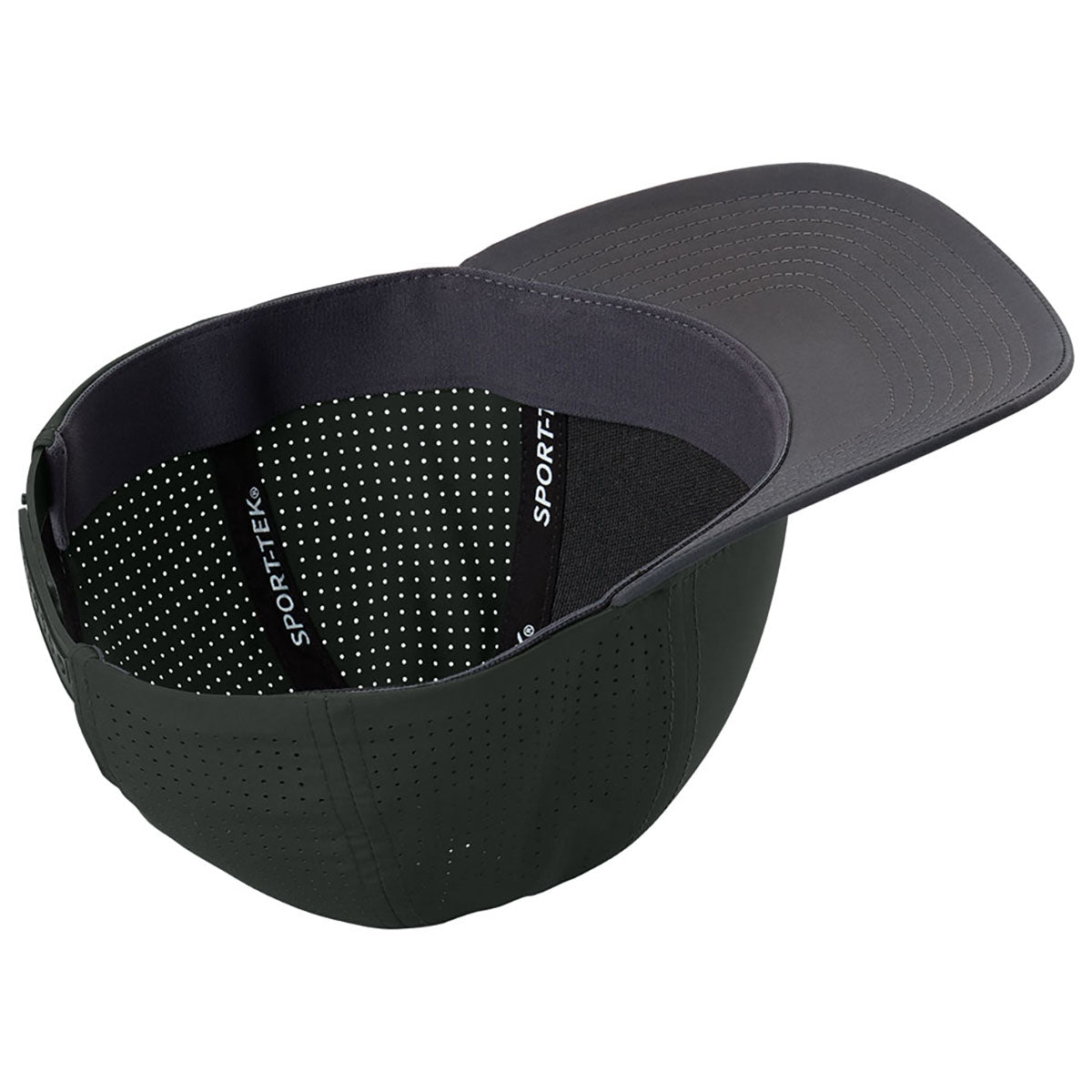 Sport-Tek Iron Grey Pro-Cut Adjustable Cap