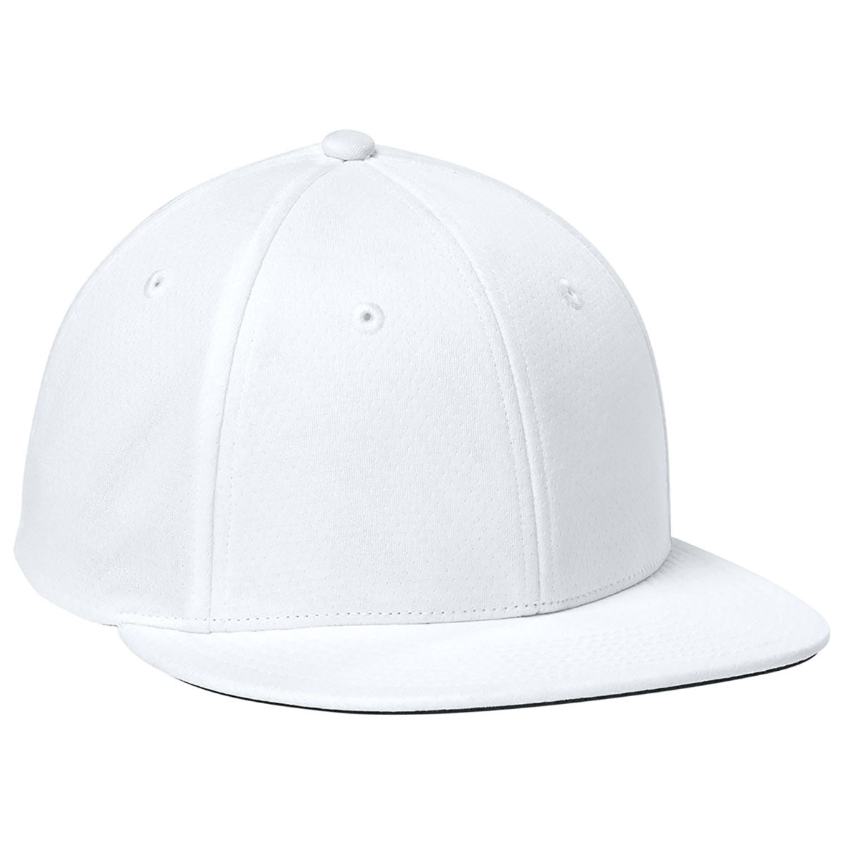 Sport-Tek White Impact Mesh Stretch-Tek Cap