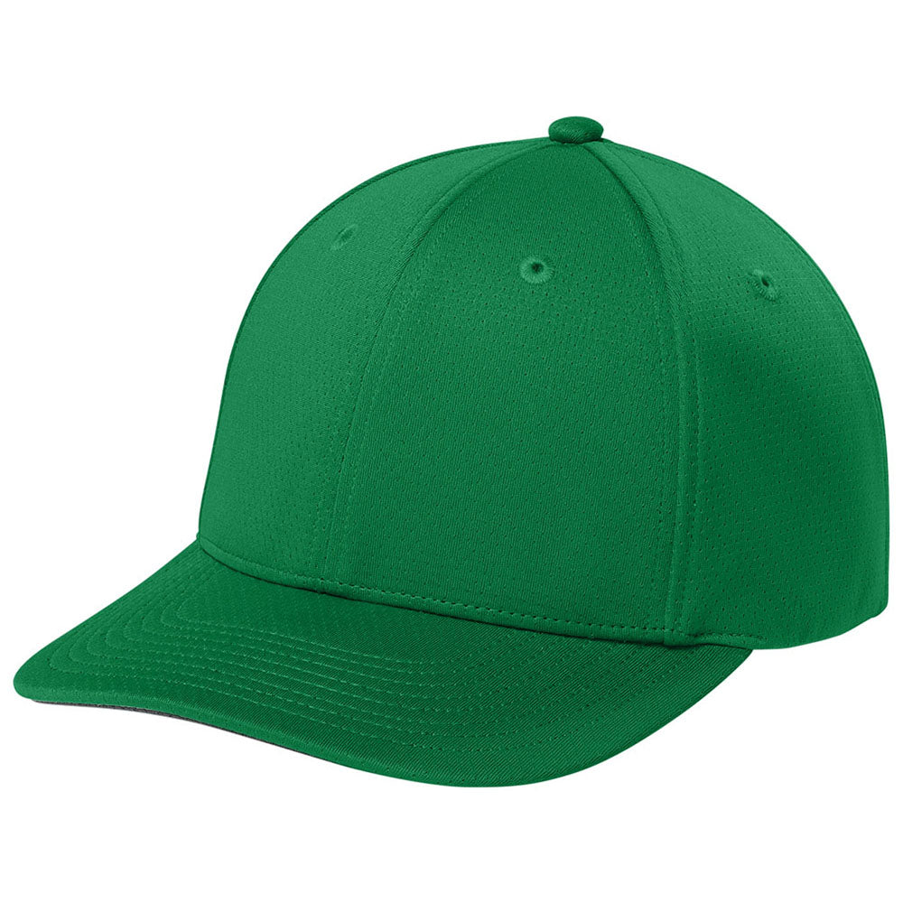 Sport-Tek True Kelly Green Impact Mesh Stretch-Tek Adjustable Cap