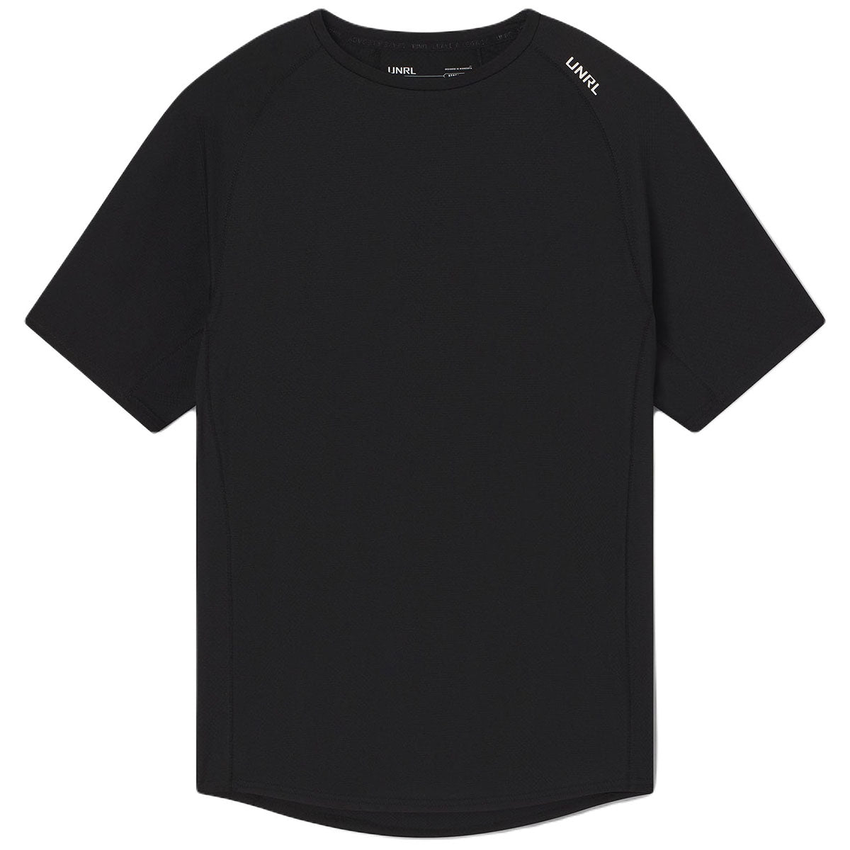 UNRL Men's Black Streamline Performance Tee