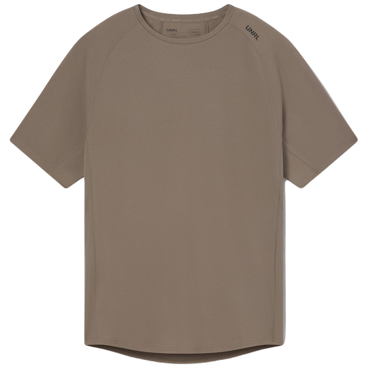 UNRL Men's Taupe Streamline Performance Tee