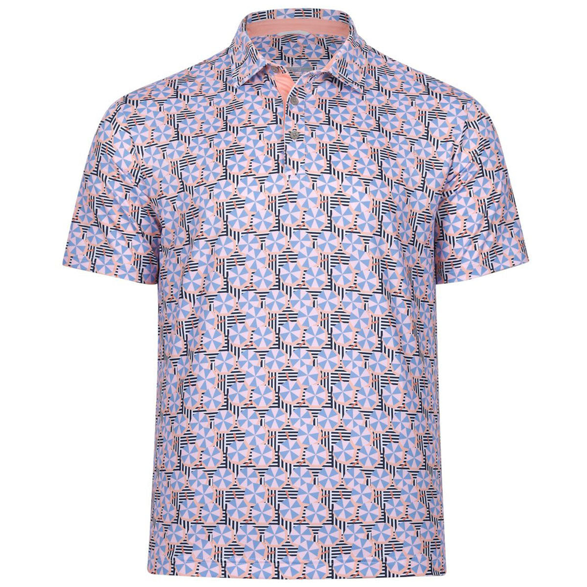 Swannies Men's Pink Cabana Polo