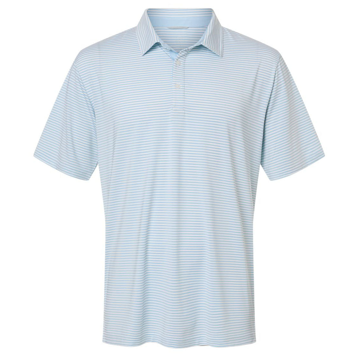 Swannies Men's Sky White Smith Striped Polo